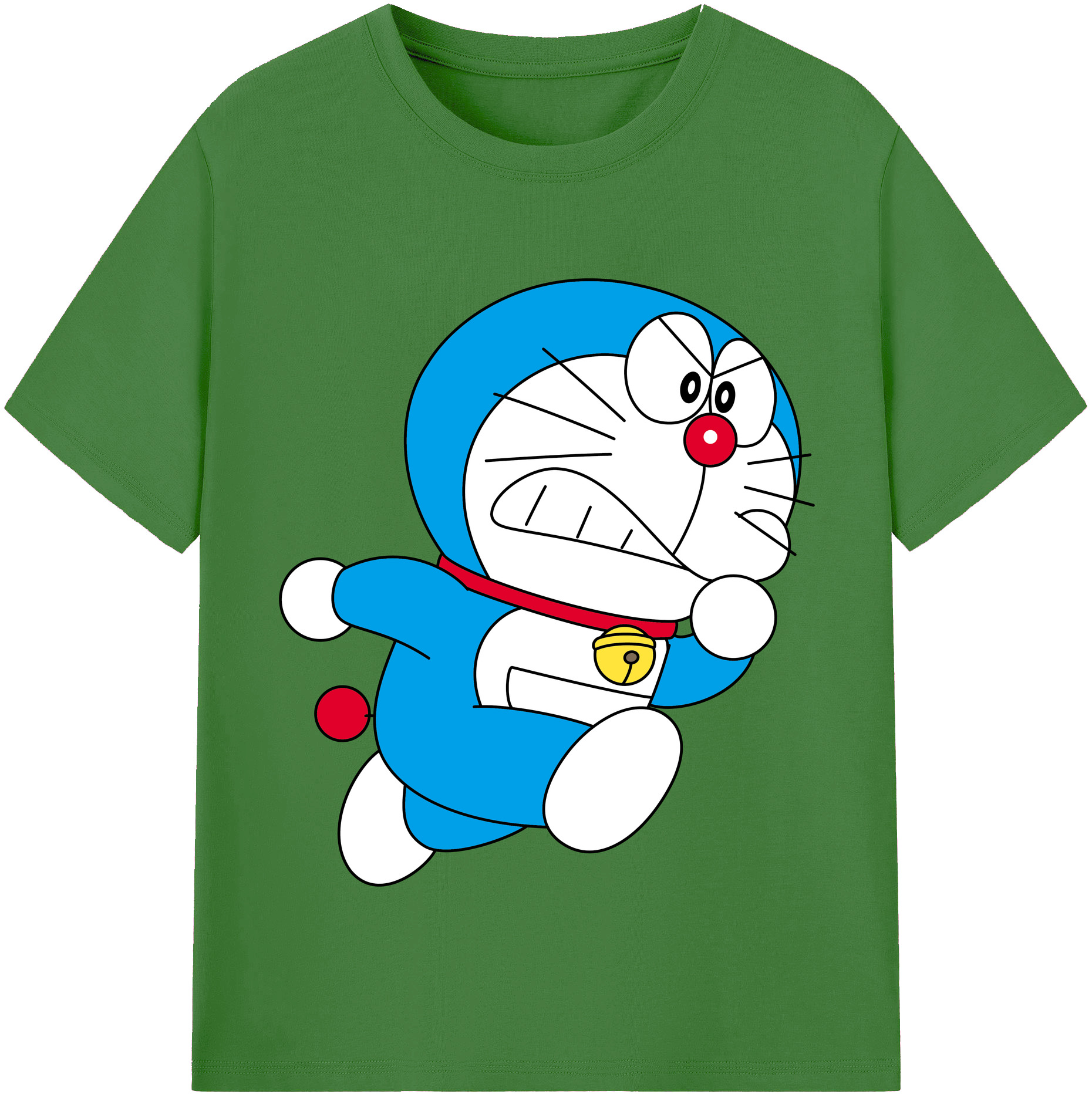 （画像用） ドラえもん Doraemon レディースカジュアルプリントTシャツ（綿100％）